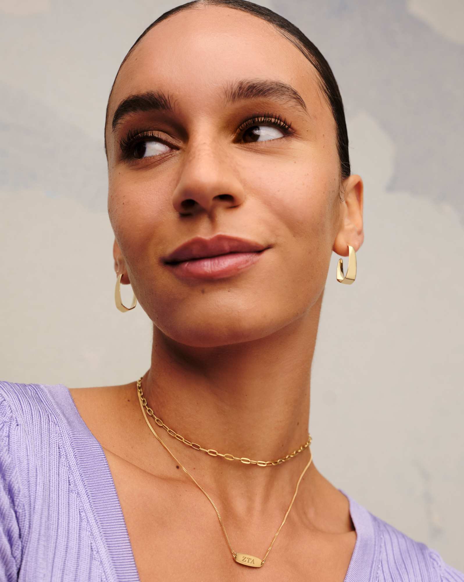 Zeta Tau Alpha Pendant Necklace in 18k Gold Vermeil | Kendra Scott